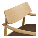 Olvera Lounge Chair – Natural Oak &amp; Brown