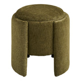 Waldorf Pouf – Green Chenille