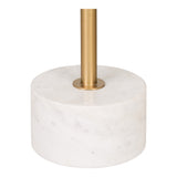 Lecco Side Table (Brass / Marble)