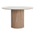 Athens Dining Table (White / Dark Brown)