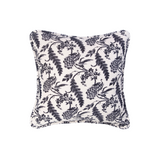 Cushion Cover Linen - Vintage Blue Bird 50x50