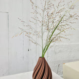 WAVE Bud Vase WOOD Walnut