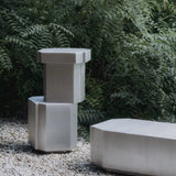 Funki Lounge Table Rectangular Brushed Alu