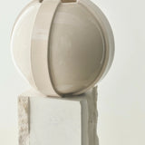 Vinci Vase 02 39cm Ivory