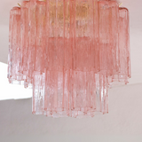 Murano Pink Tronchi Taklampe