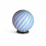 Candy Light Blue Swirl Murano Table Lamp – Ø20