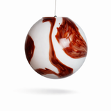 Candy Mahogany Murano Pendant Lamp – Ø35