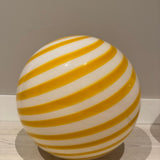 Candy Yellow Swirl Murano Pendant Lamp – Ø30