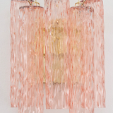 Murano Pink Tubi Wall Sconces – Set of 2