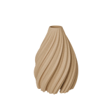 WAVE Bud Vase WOOD Light Oak