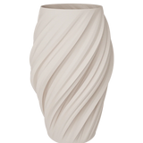 WAVE Vase WP Ivory Medium