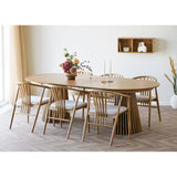Agustin Dining Chair – Natural Oak - Bellavé Studio