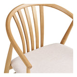 Agustin Dining Chair – Natural Oak - Bellavé Studio