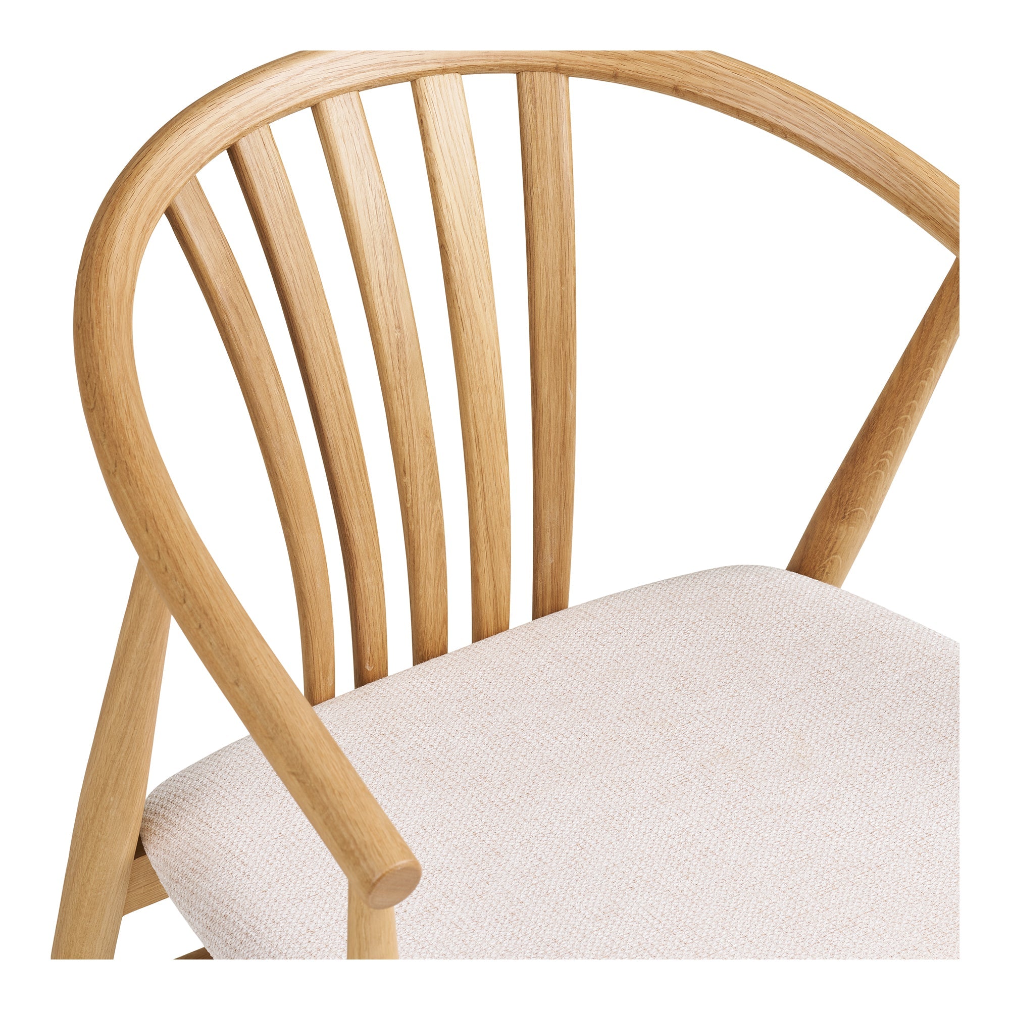 Agustin Dining Chair – Natural Oak - Bellavé Studio