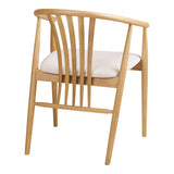 Agustin Dining Chair – Natural Oak - Bellavé Studio
