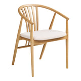 Agustin Dining Chair – Natural Oak - Bellavé Studio