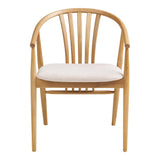 Agustin Dining Chair – Natural Oak - Bellavé Studio