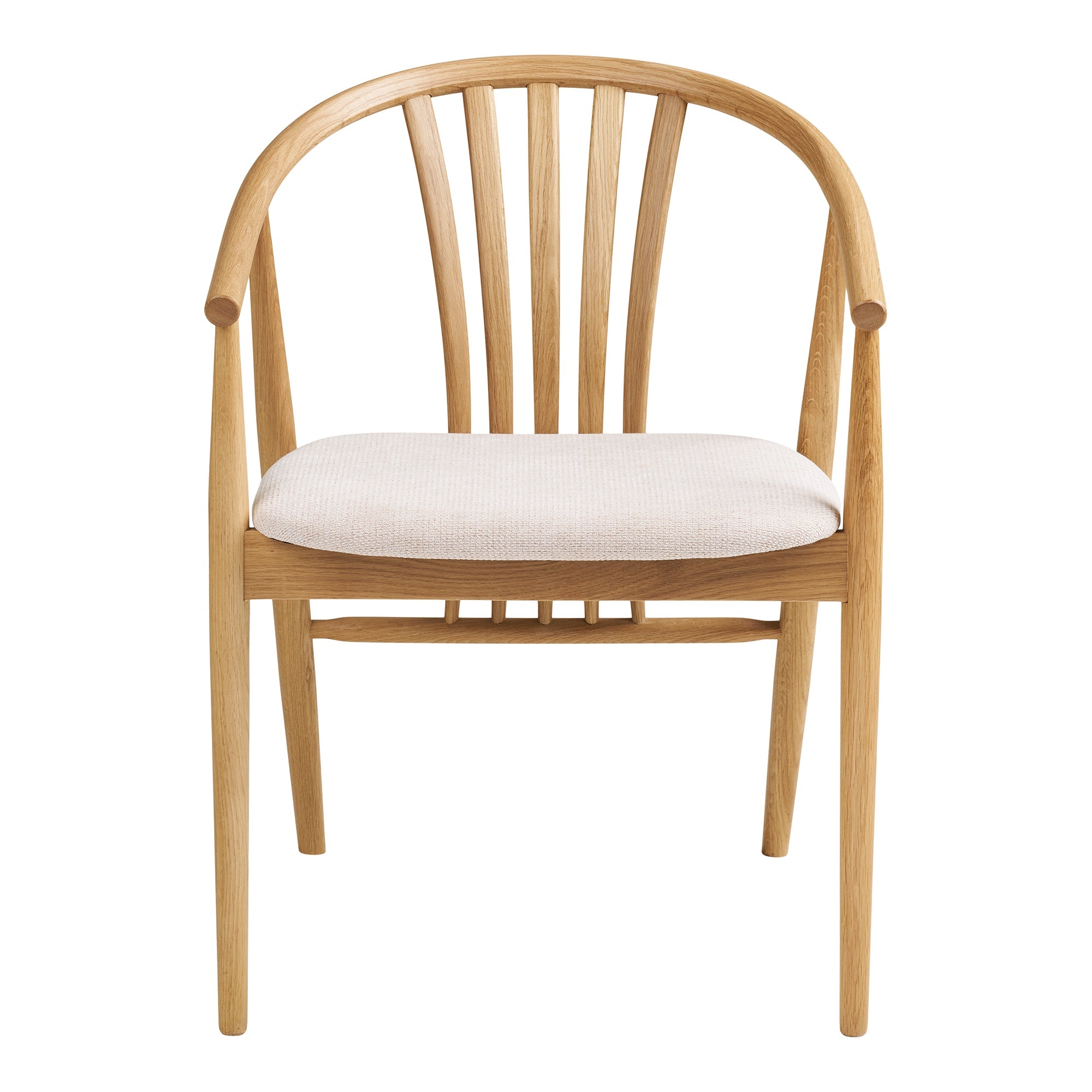 Agustin Dining Chair – Natural Oak - Bellavé Studio