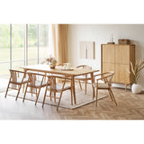 Agustin Dining Chair – Natural Oak - Bellavé Studio