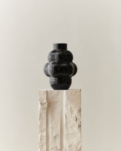 Balloon Vase 04 32cm Black - Bellavé Studio
