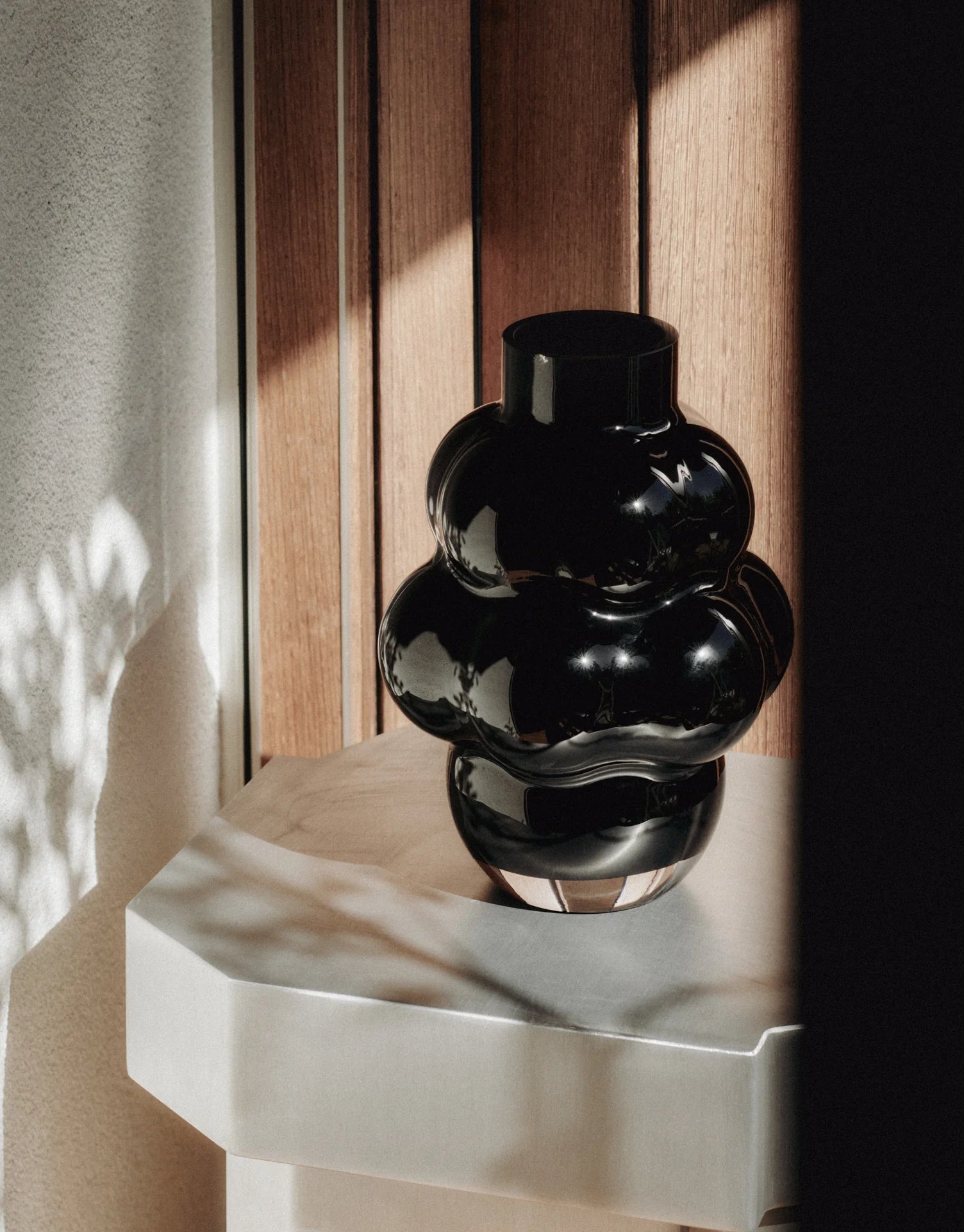 Balloon Vase 04 32cm Black - Bellavé Studio