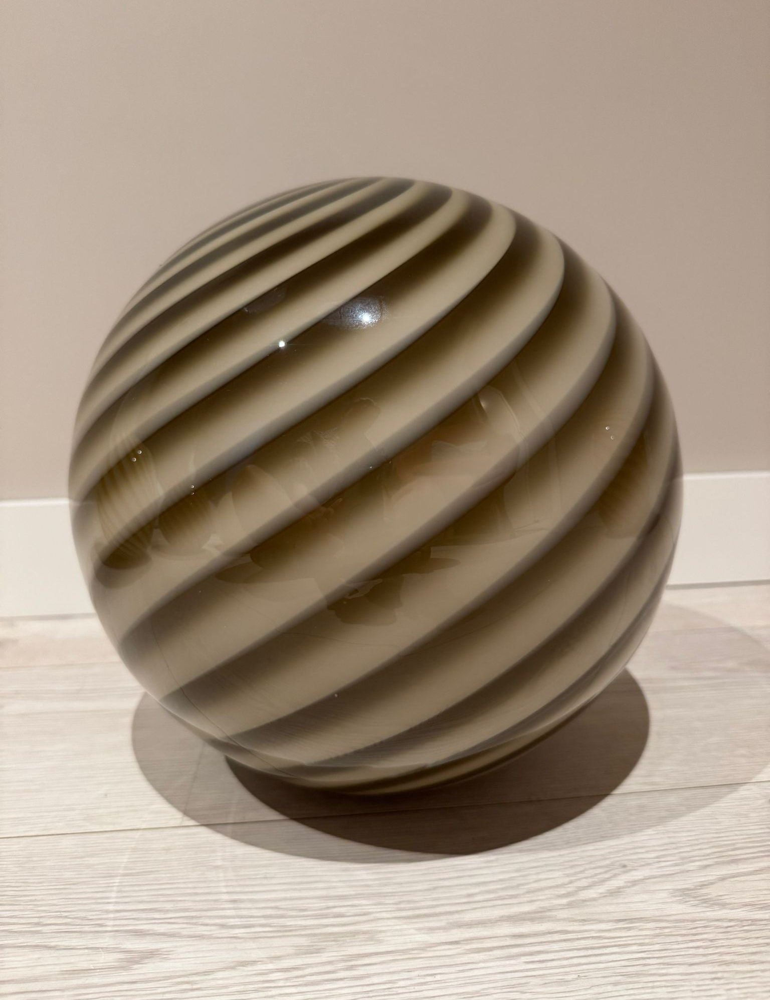 Candy Coffee Swirl Murano Pendant Lamp – Ø30 - Bellavé Studio
