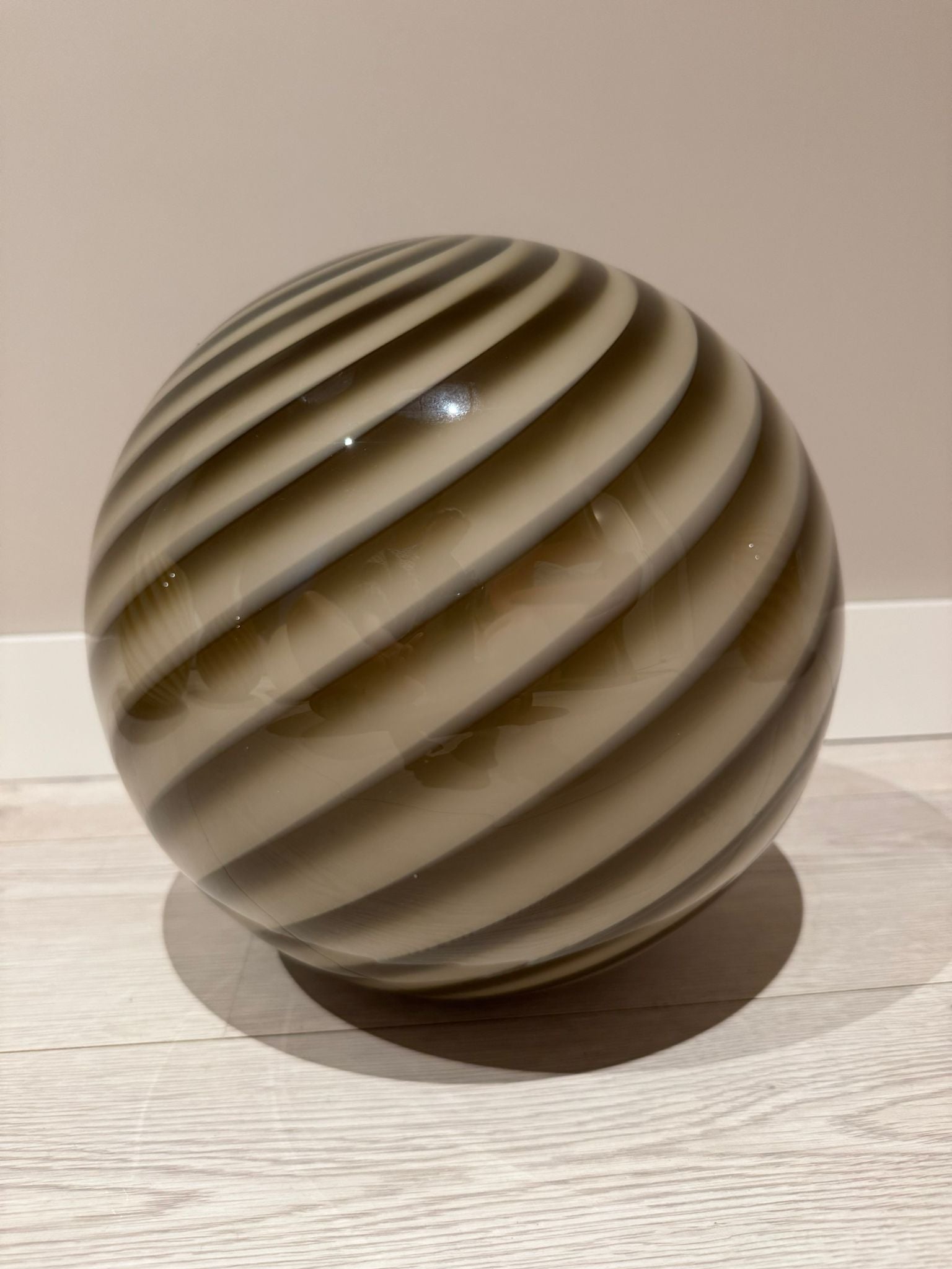 Candy Coffee Swirl Murano Pendant Lamp – Ø30 - Bellavé Studio