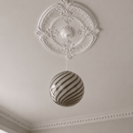 Candy Coffee Swirl Murano Pendant Lamp – Ø30 - Bellavé Studio