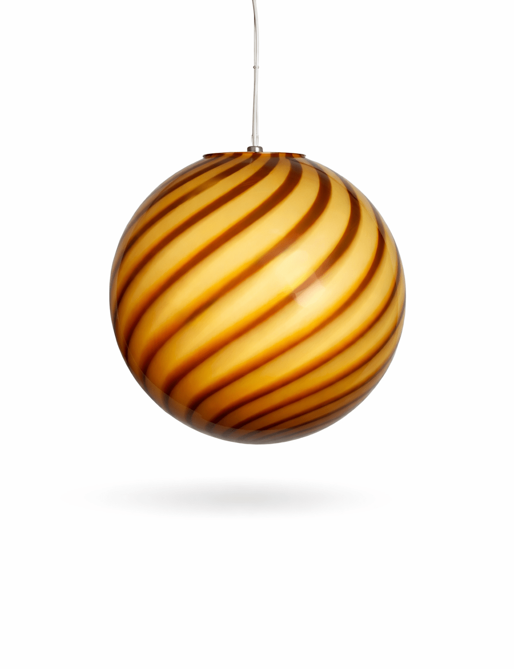Candy Honey Swirl Murano Pendant Lamp – Ø30 - Bellavé Studio