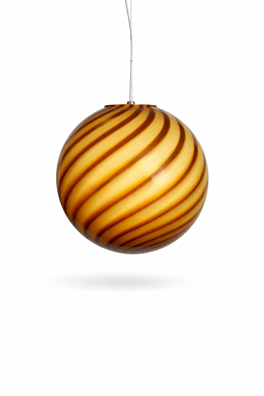 Candy Honey Swirl Murano Pendant Lamp – Ø30 - Bellavé Studio