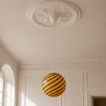 Candy Honey Swirl Murano Pendant Lamp – Ø40 - Bellavé Studio