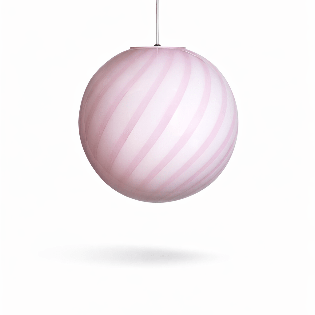 Candy Marshmallow Swirl Murano Pendant Lamp – Ø30 - Bellavé Studio