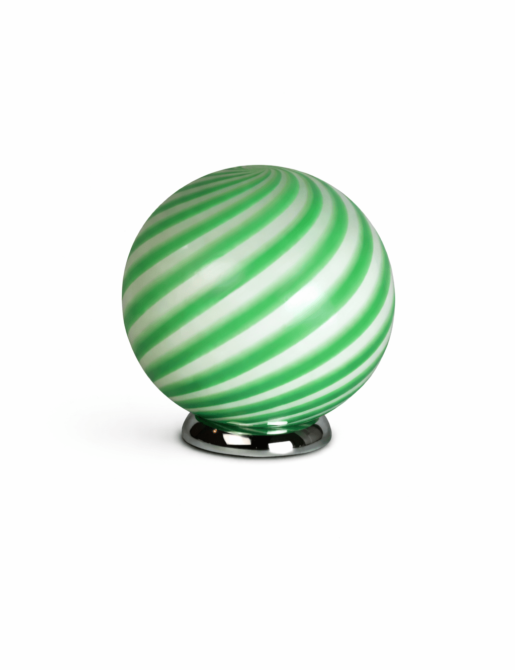 Candy Mint Swirl Murano Table Lamp – Ø20 - Bellavé Studio