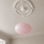 Candy Pink Marshmellow Murano Pendant Lamp – Ø40 Oval - Bellavé Studio
