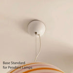 Candy Soft Sage Swirl Murano Pendant Lamp – Ø40 - Bellavé Studio