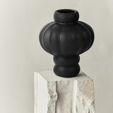 Ceramic Balloon Vase 02 20cm – Ink Black - Bellavé Studio