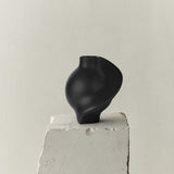 Ceramic Pirout Vase 01 22cm Black - Bellavé Studio