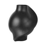 Ceramic Pirout Vase 02 42cm Black - Bellavé Studio
