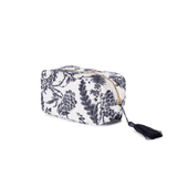 Cosmetic Bag Cotton - Vintage Blue Bird - Bellavé Studio