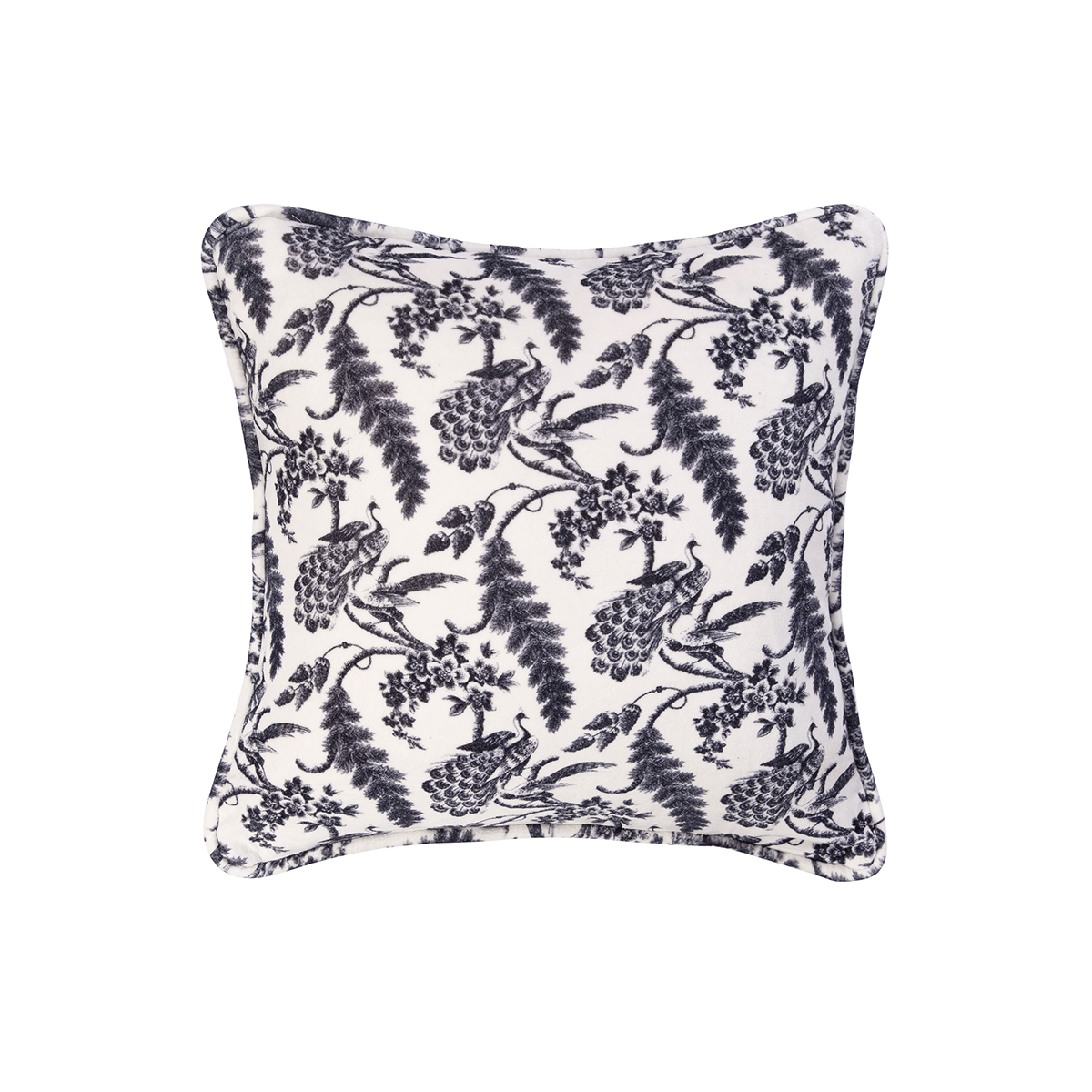 Cushion Cover Linen - Vintage Blue Bird 50x50 - Bellavé Studio