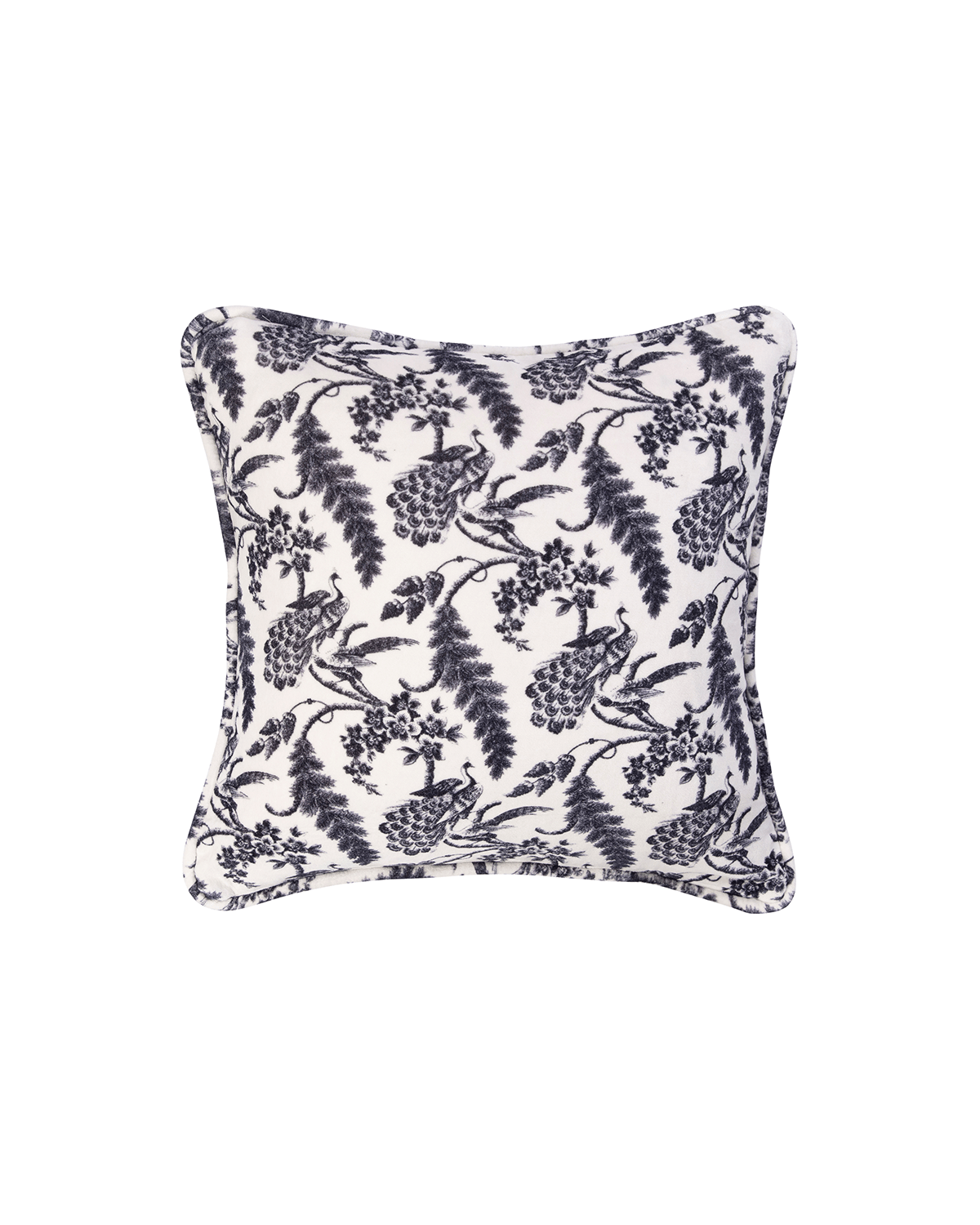 Cushion Cover Linen - Vintage Blue Bird 50x50 - Bellavé Studio