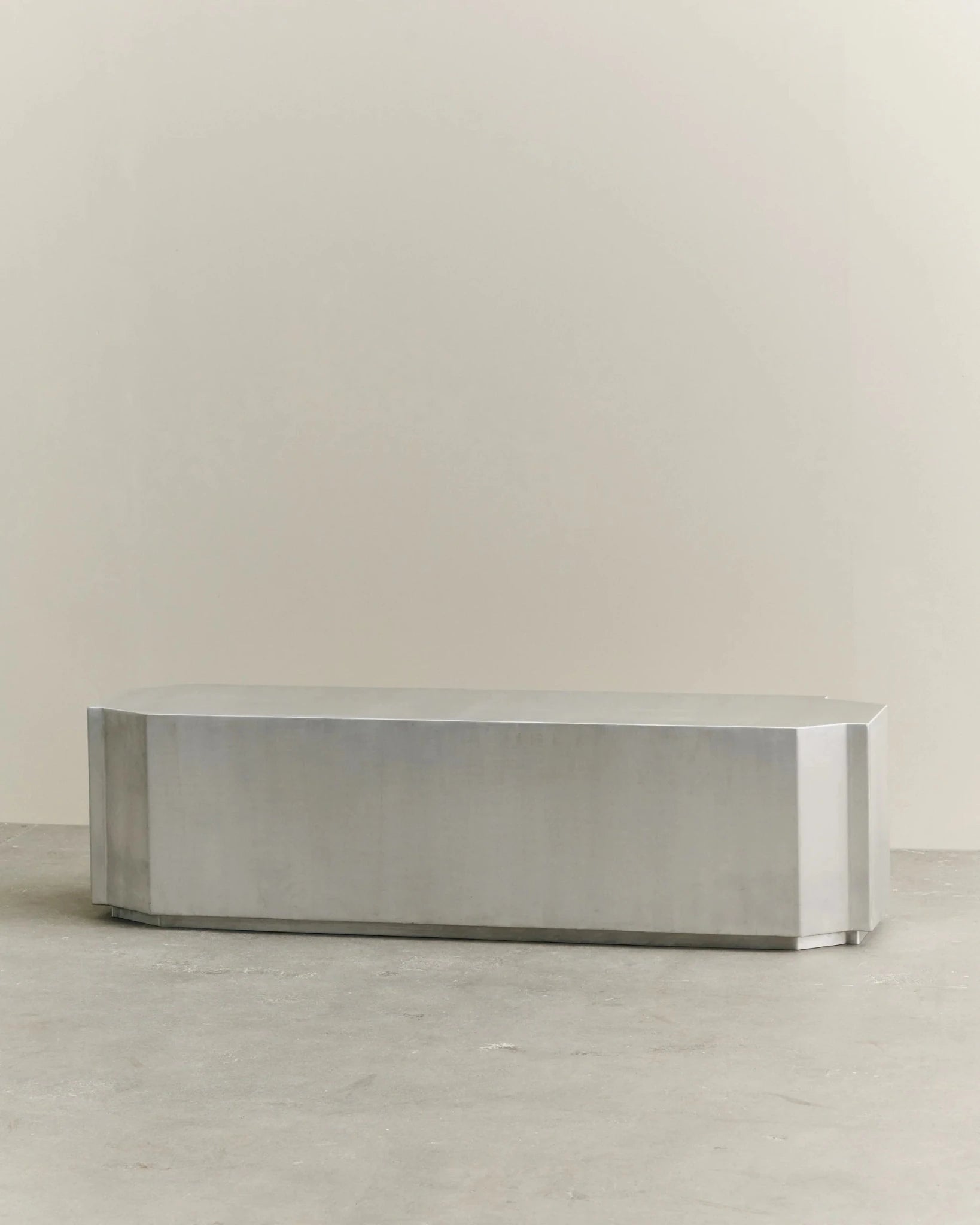 Funki Lounge Table Rectangular Brushed Alu - Bellavé Studio