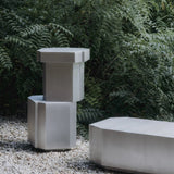 Funki Lounge Table Rectangular Brushed Alu - Bellavé Studio