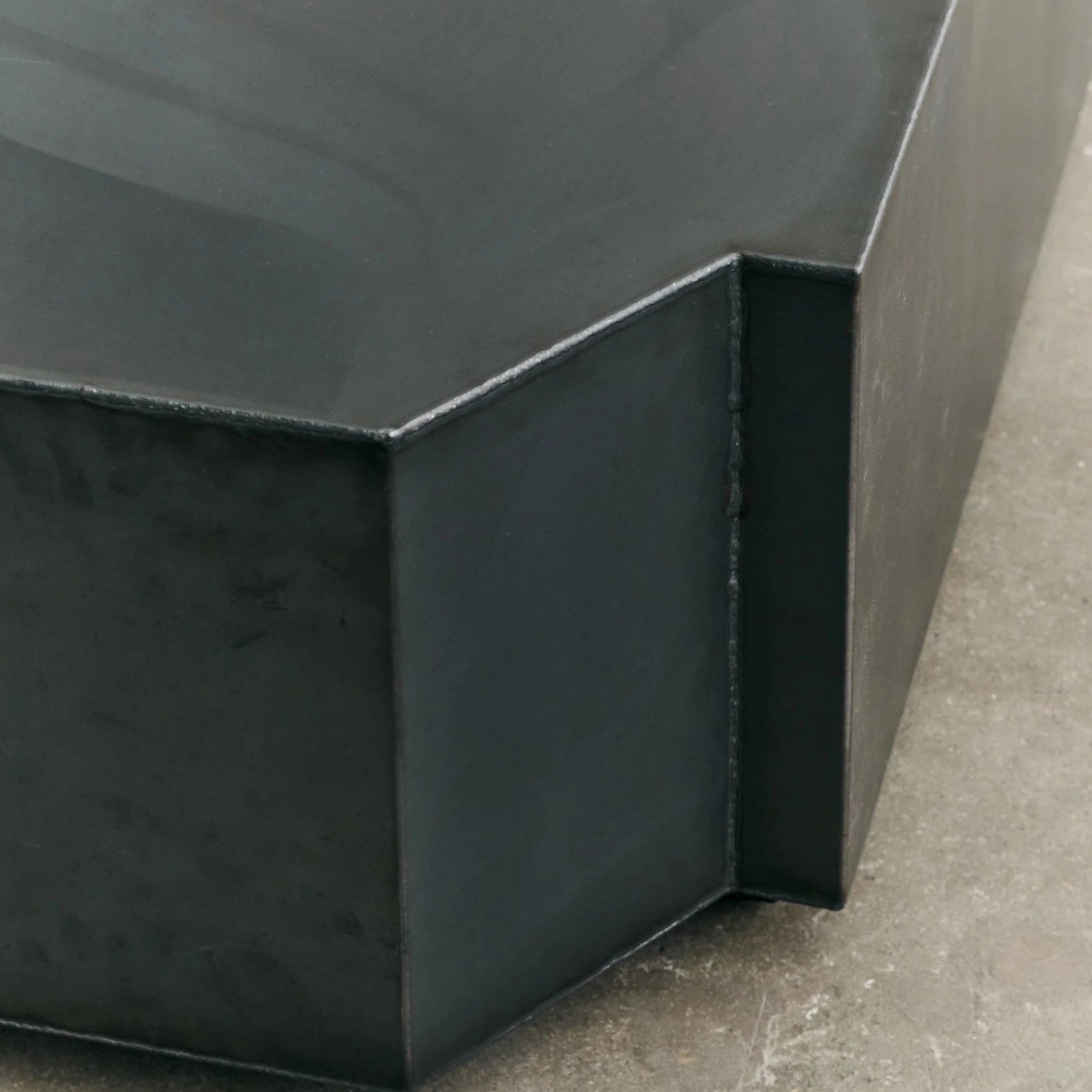 Funki Lounge Table Rectangular Raw Iron - Bellavé Studio