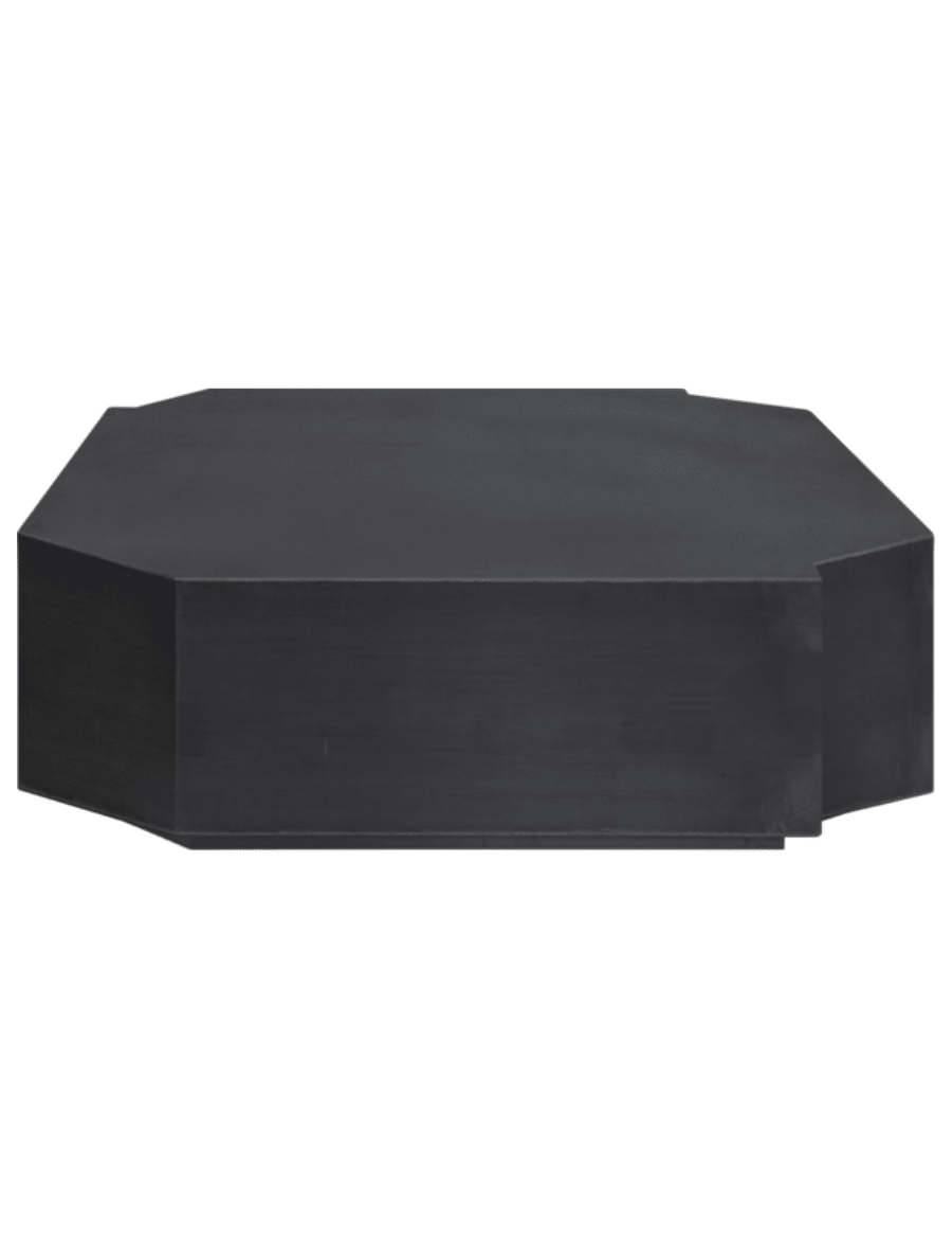 Funki Lounge Table Rectangular Raw Iron - Bellavé Studio