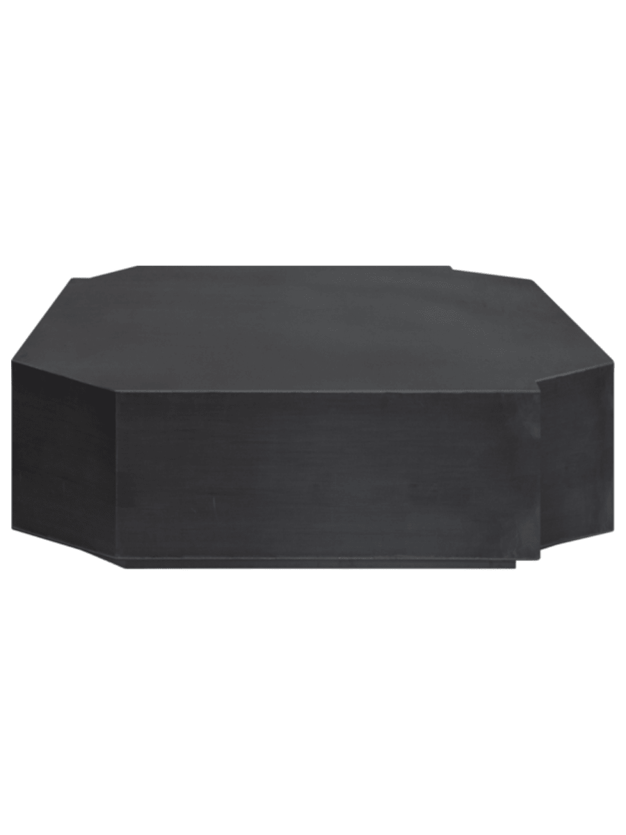 Funki Lounge Table Rectangular Raw Iron - Bellavé Studio