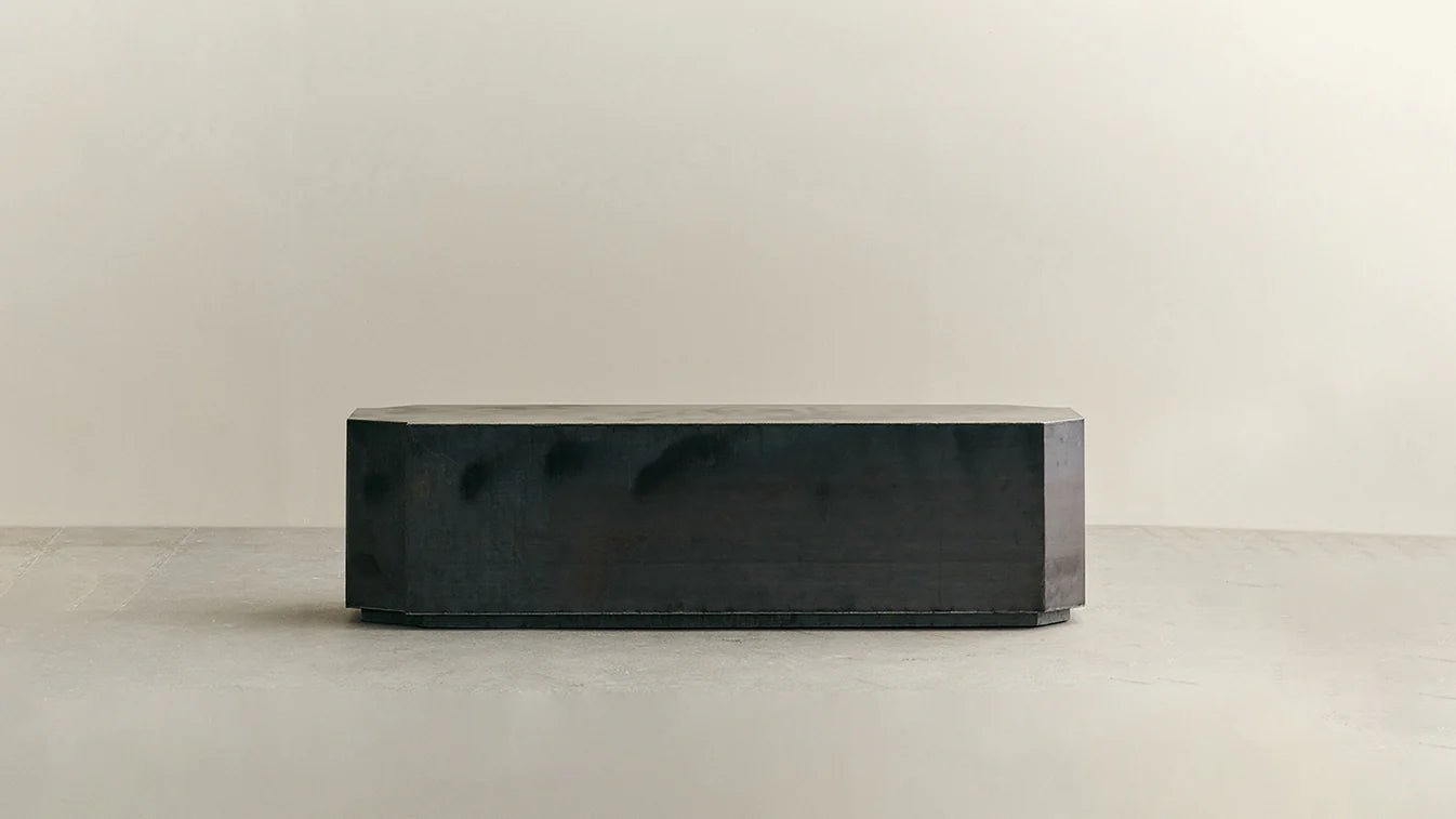 Funki Lounge Table Rectangular Raw Iron - Bellavé Studio