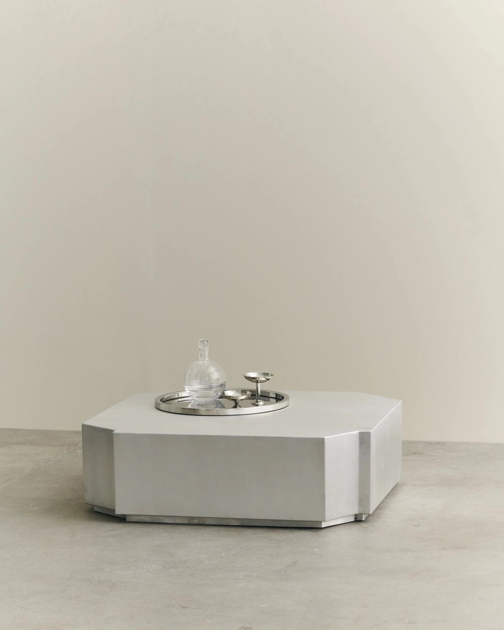 Funki Lounge Table Square Brushed Alu - Bellavé Studio