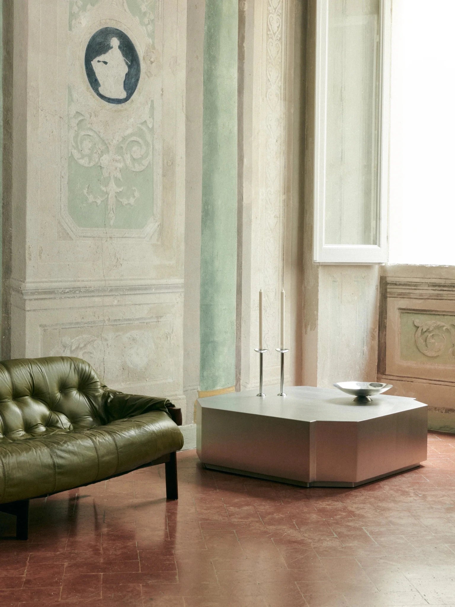 Funki Lounge Table Square Brushed Alu - Bellavé Studio