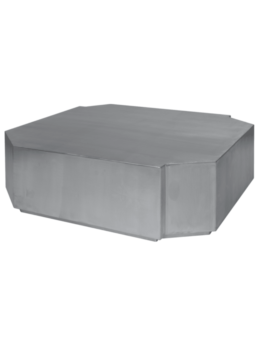 Funki Lounge Table Square Brushed Alu - Bellavé Studio